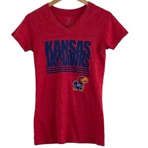 Kansas Jayhawks | Men’s Basketball team logo tee shirt size medium